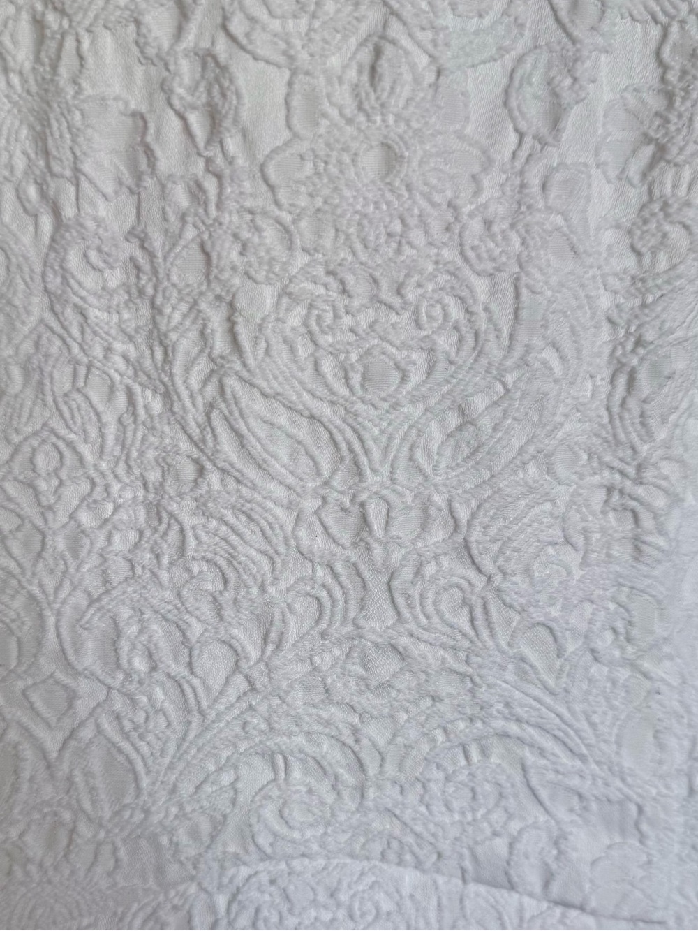 H&M White Textured Jacquard Sleeveless Dress - Picture 2 of 5